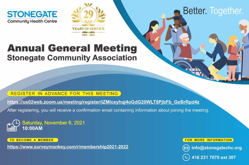 Annual General Meeting poster