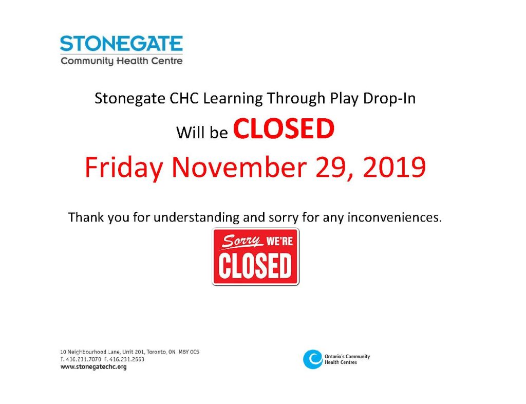 Play Drop In Closed poster announcement