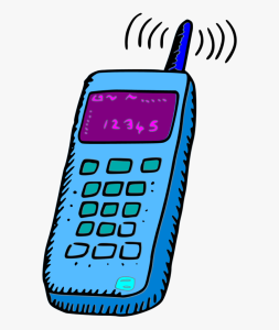 Cell phone clip art