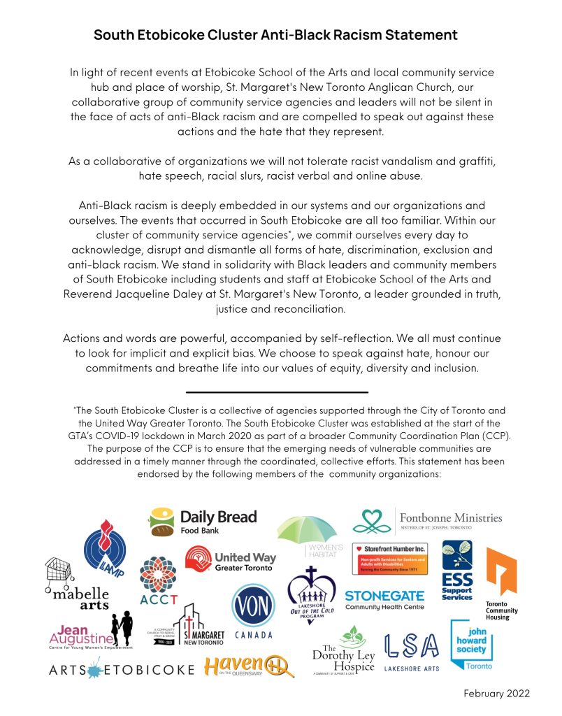 SE Anti Black Racism Statement and Poster